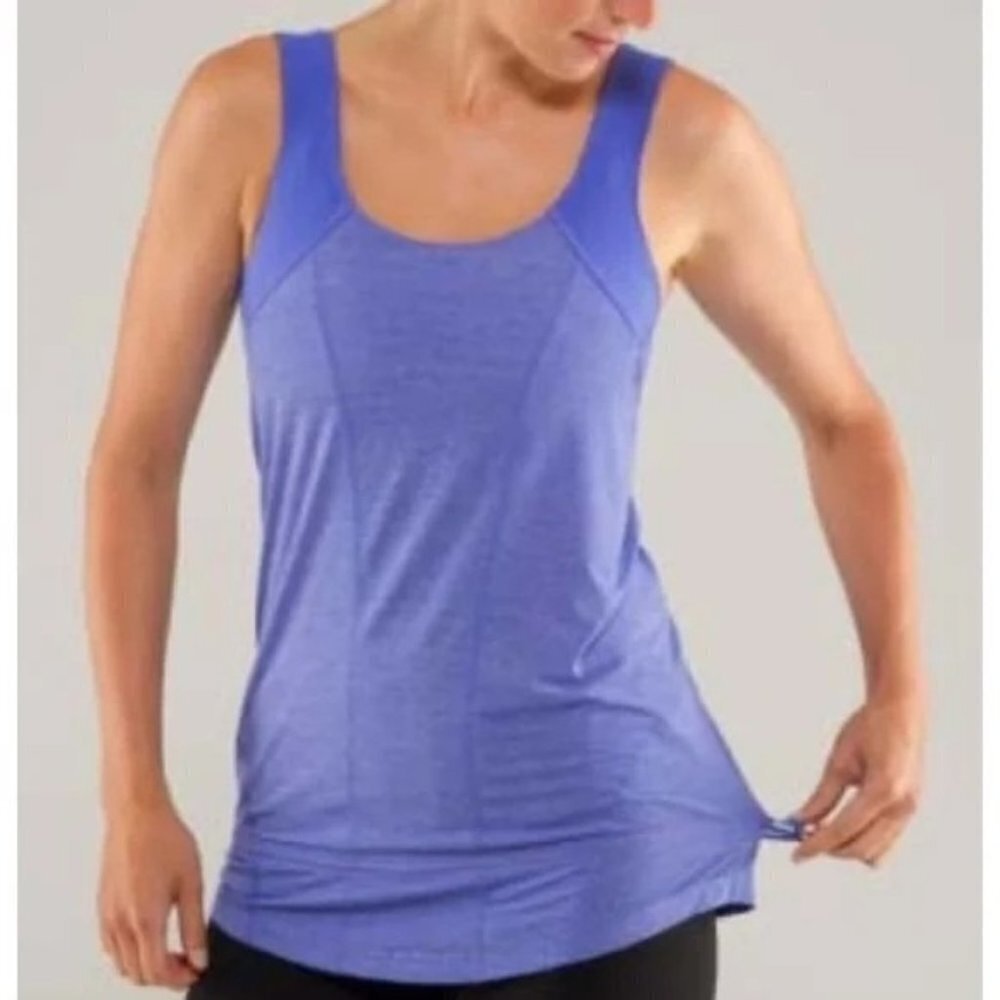 lululemon athletica Women's Blue Tank Top